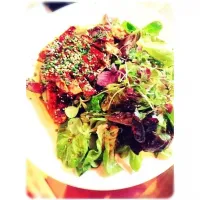 Snapdishの料理写真:Teriyaki Chicken & Salad|lulaさん