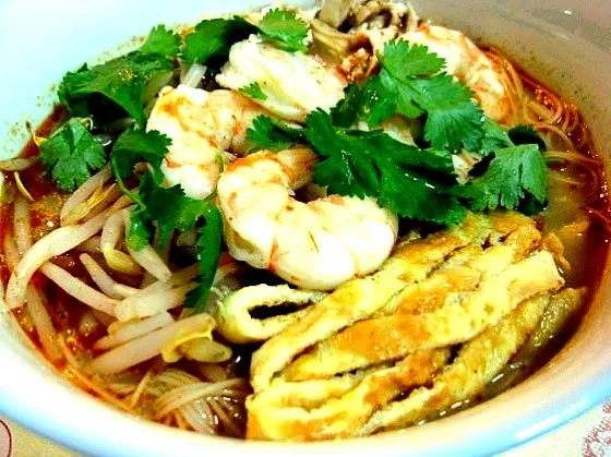 sarawak prawn noodle|laumeikuanさん