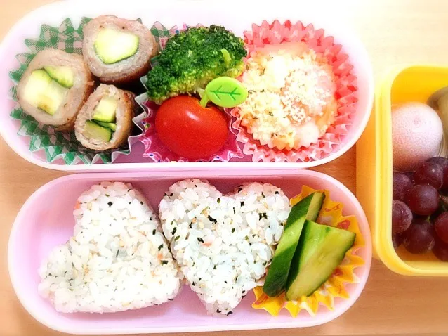 Snapdishの料理写真:0725娘の学童弁当|しのぶーさん