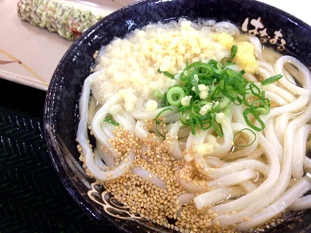 かけうどん中・ちくわの磯辺揚げ|ぬぬ。さん