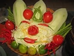 😊Prepared for papaya salad😊|🙏😄さん