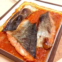 Snapdishの料理写真:鮭の五香粉焼き|easy suppersさん