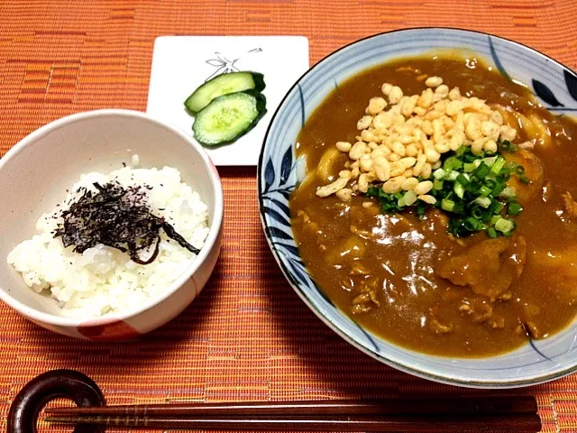 カレーうどん定食風♡|yuiさん