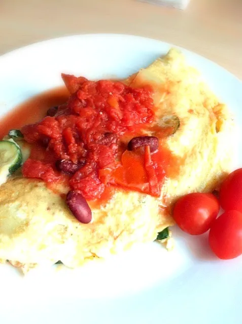 Zucchini potato omlette|natsuki yoshiokaさん