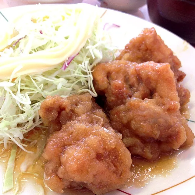 Snapdishの料理写真:チキンおろし煮 ＠社員食堂|さるさん