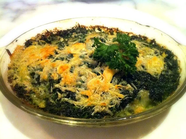 spinach w cheese|Soiさん