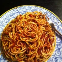 zucchini spirals and raw tomato sauce|Debbieさん