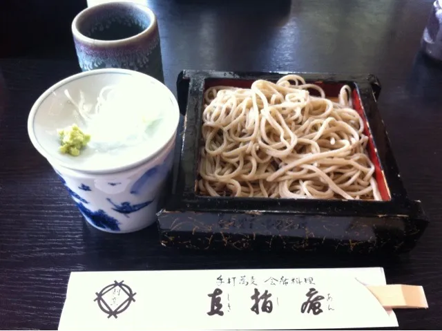 うな丼と手打ちそばセット の蕎麦|まどろみさん