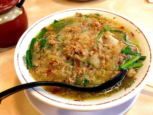 Snapdishの料理写真:台湾ラーメン  Taiwanese Ramen@YATAI  yummyyyyy!!!!|Babyelephant-Tさん