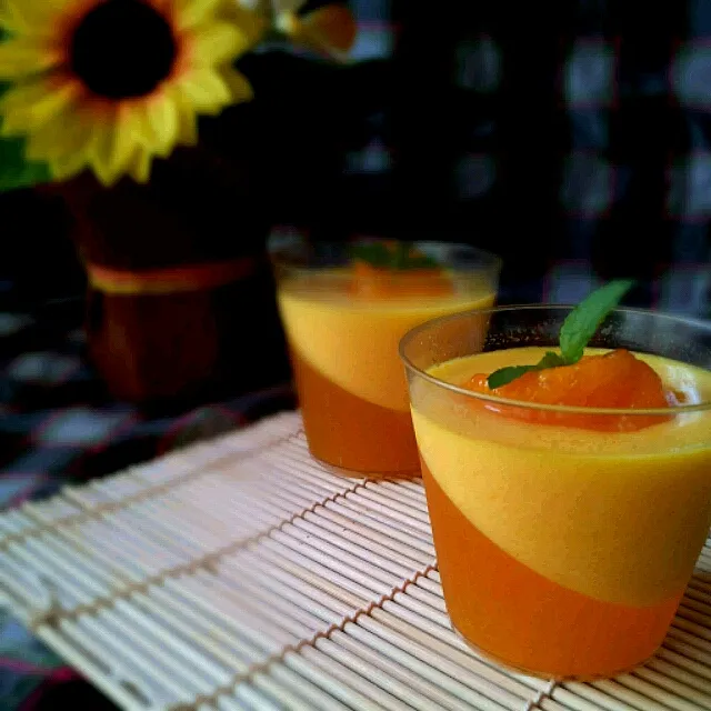 Orange Jelly Pudding.|My passion is here. Do follow me. ^^さん