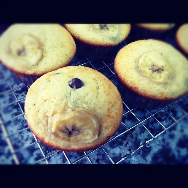 Banana chocolate chip muffin|Matsu sweetsさん