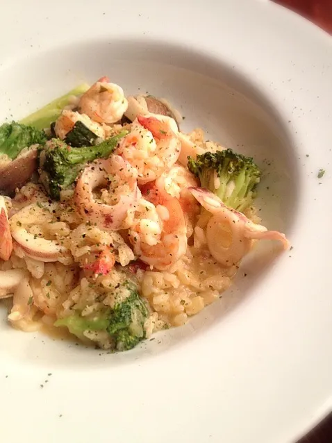 seafood risotto|wormsmileさん