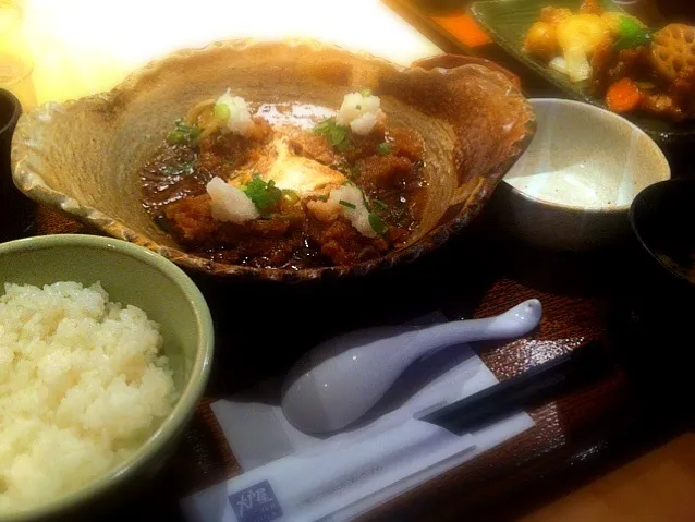 チキンかあさん煮土鍋定食|ryutaさん