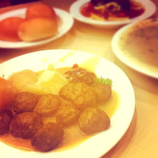 Ikea meatballs! :D|해리さん