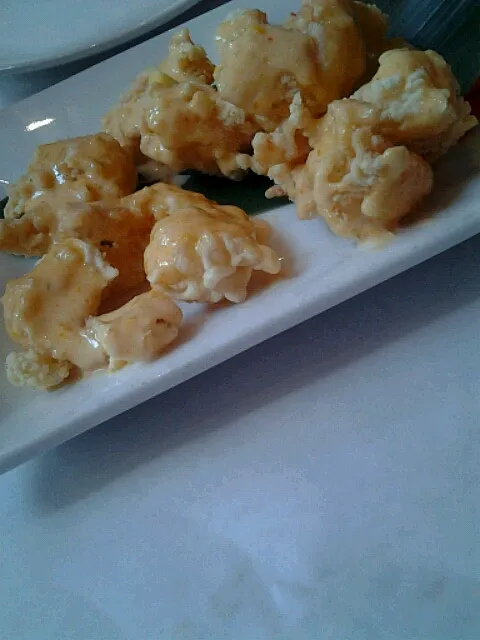 gluten-free rock shrimp tempura|caitlinさん