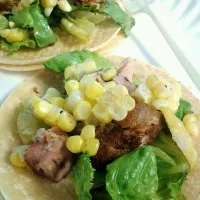 Snapdishの料理写真:pork carnitas with corn|caitlinさん