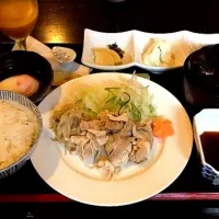 Snapdishの料理写真:豚しゃぶランチ|ken nishiharaさん