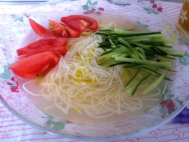 冷しだしそうめん|ハヤほさん