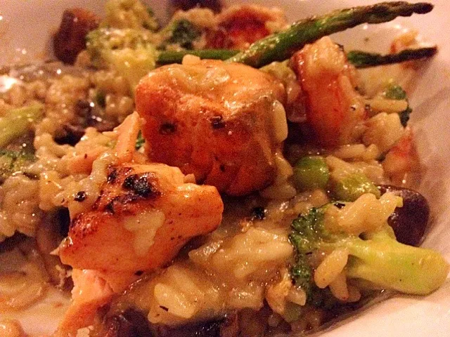 seafood vegetable risotto|elwood kelly liaoさん