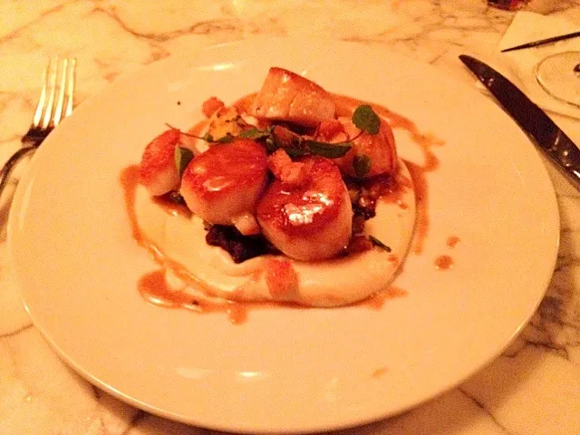 scallops and cauliflower|michael rylanderさん