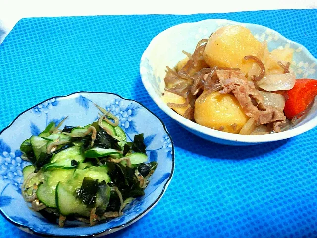 肉じゃがと酢の物|鳥居令子さん