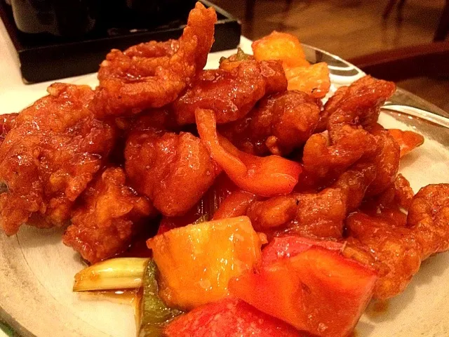 fruity sweet and sour pork|elwood kelly liaoさん