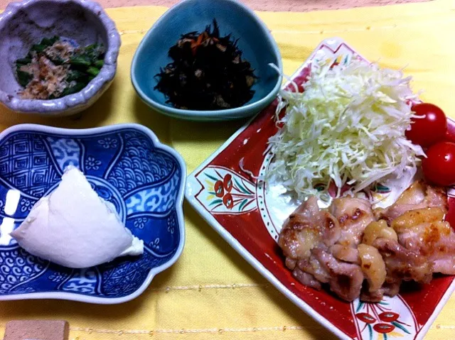 久々塩麹鶏焼き(^-^)/|かずさん