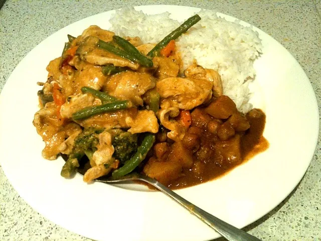 Dinner #chicken #rice #vegetables #indian|Annette Meltonさん