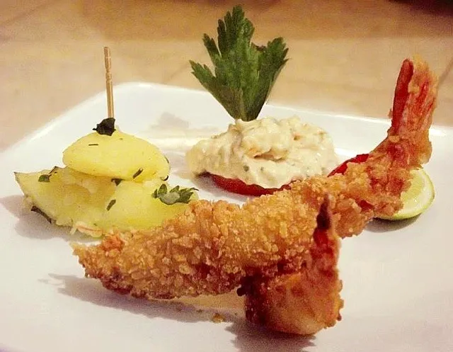 tempura with tartar sauce|laumeikuanさん