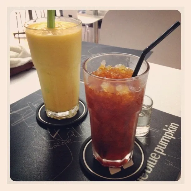 mango meets black tea|veganoさん