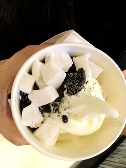 oreo frozen yogurt 奥利奥冰冻优格|Vanelさん