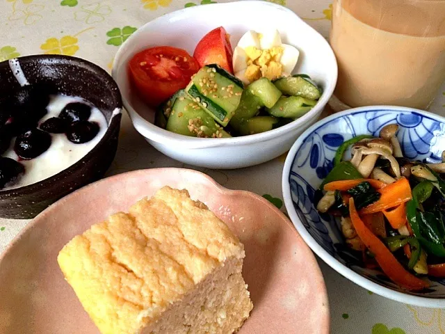 糖質制限食の朝ごはん|mari miyabeさん