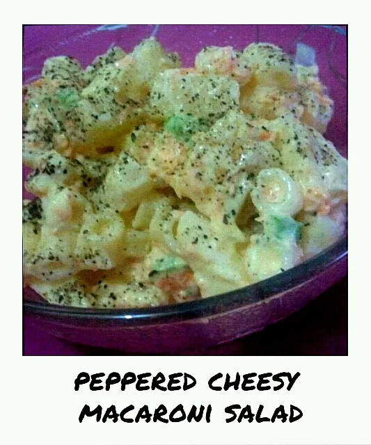 Peppered Cheesy Macaroni Salad|JeiFerさん