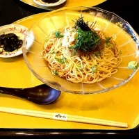 Snapdishの料理写真:ツナとナメタケの冷製パスタ|えり、さん