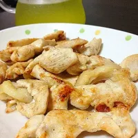 Snapdishの料理写真:鶏胸肉のネギ塩タレ焼き|ひろきさん