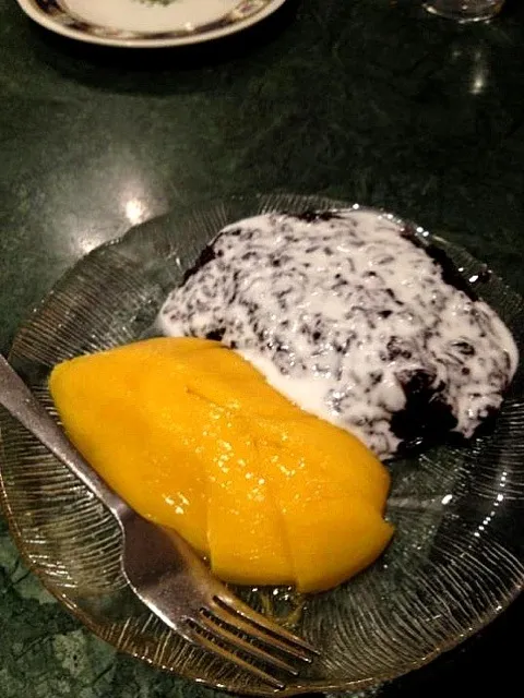 mango with black glutinous rice|laumeikuanさん