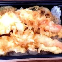 Snapdishの料理写真:銀座ハゲ天の天丼弁当|ken nishiharaさん