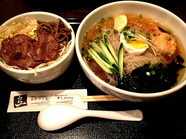 冷麺とミニ牛タン丼セット|Shigeru Yasushitaさん