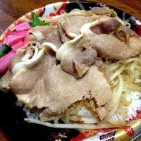 Snapdishの料理写真:生姜焼き丼|POKOさん