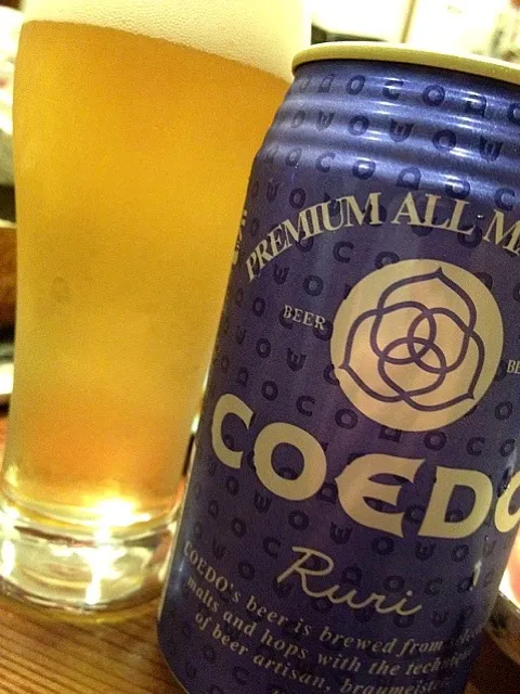 COEDO "Ruri" PREMIUM ALL MALT BEER|Keisuke Makinoさん