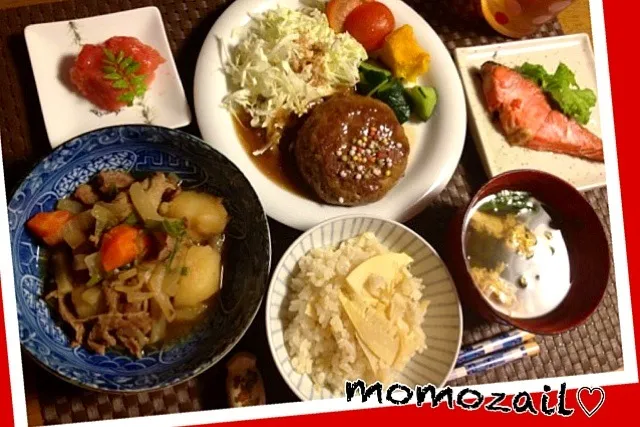 ラム肉じゃが定食♡|けいちゃん（ももザィル）さん