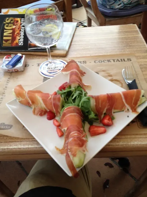 spanish ham with melon|Generaalさん