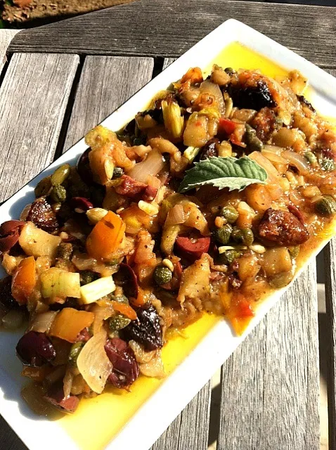 caponata with dried figs|Celine Cossou-Bordesさん