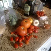 ingredients for homemade tomato sauce|Anaさん