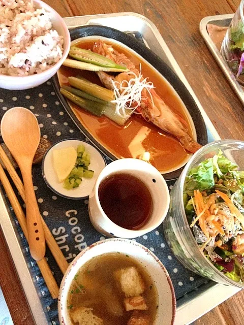 お魚定食  きんきの煮付け|maechikaさん