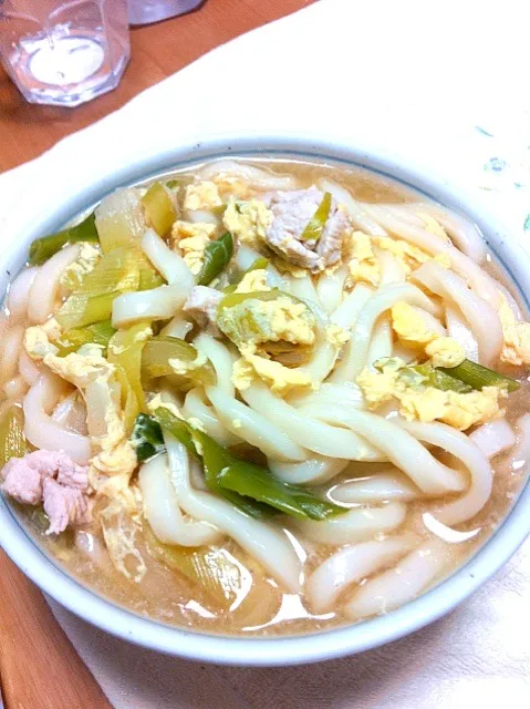 Snapdishの料理写真:おやこ う どん|yoshiee mizutaniさん