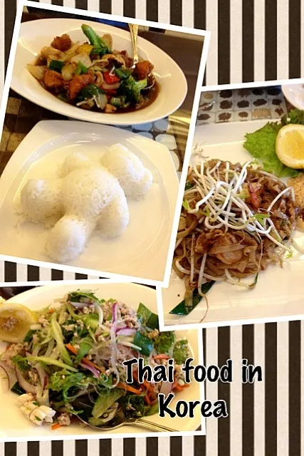 Cashew nut chicken, Pad thai, Yum woon sen|joyceさん