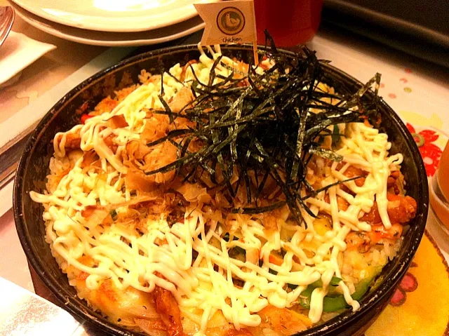 Chicken Terriyaki Rice Pizza|Agnes Jeoさん