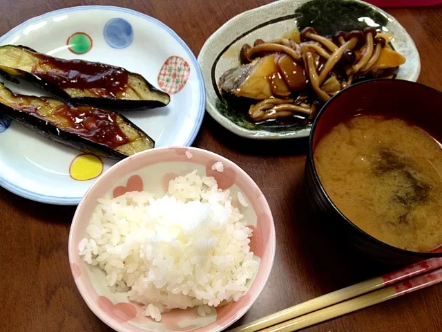 かれいの煮付け＊茄子田楽|ももさん