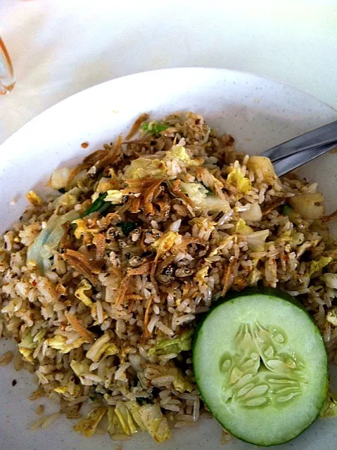 Snapdishの料理写真:kampung fried rice with anchovies|laumeikuanさん